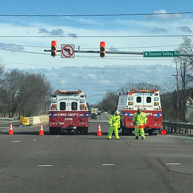 Road Closed! High winds bring down trees and power lines. – Chris Post